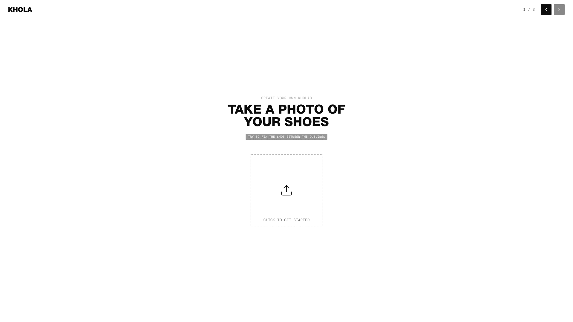 KHOLA configurator upload flow