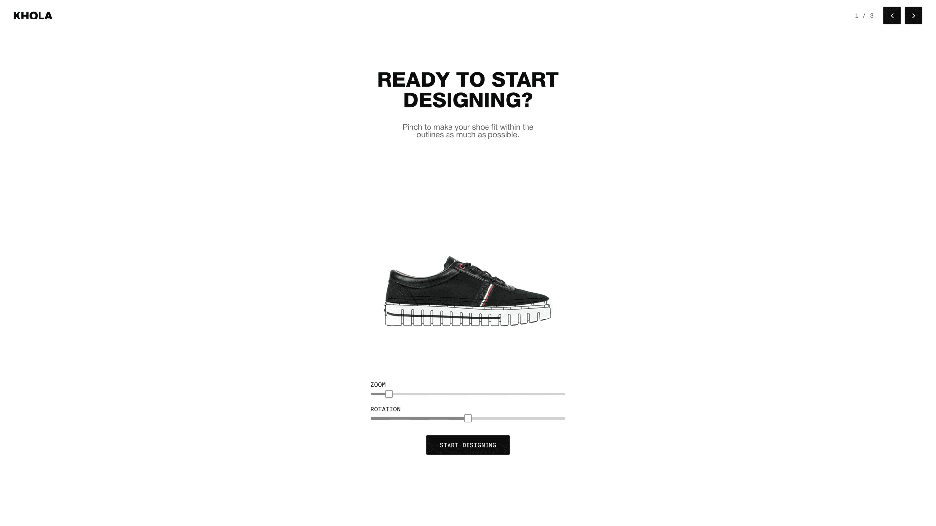 KHOLA configurator design step
