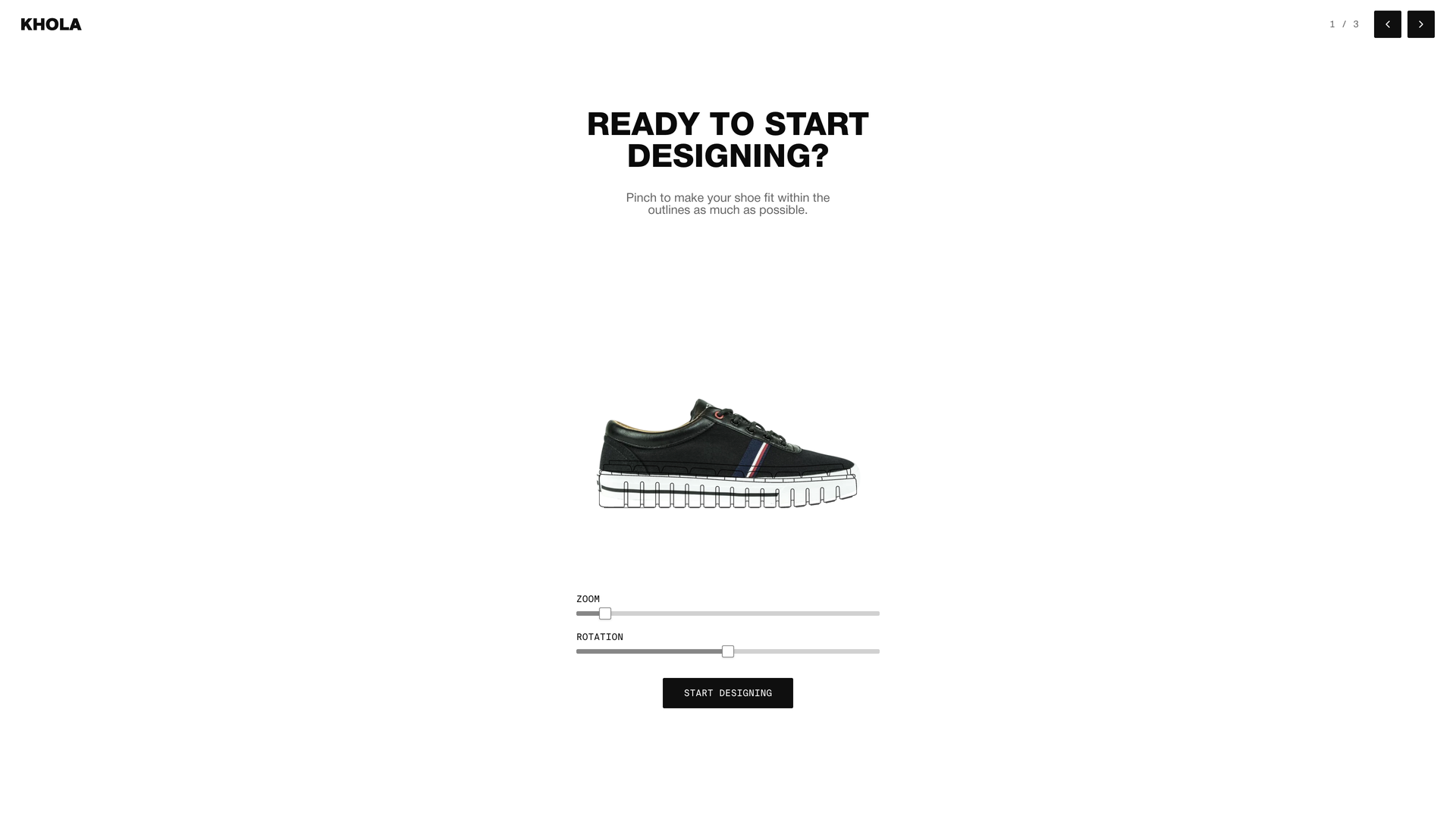 KHOLA configurator design step